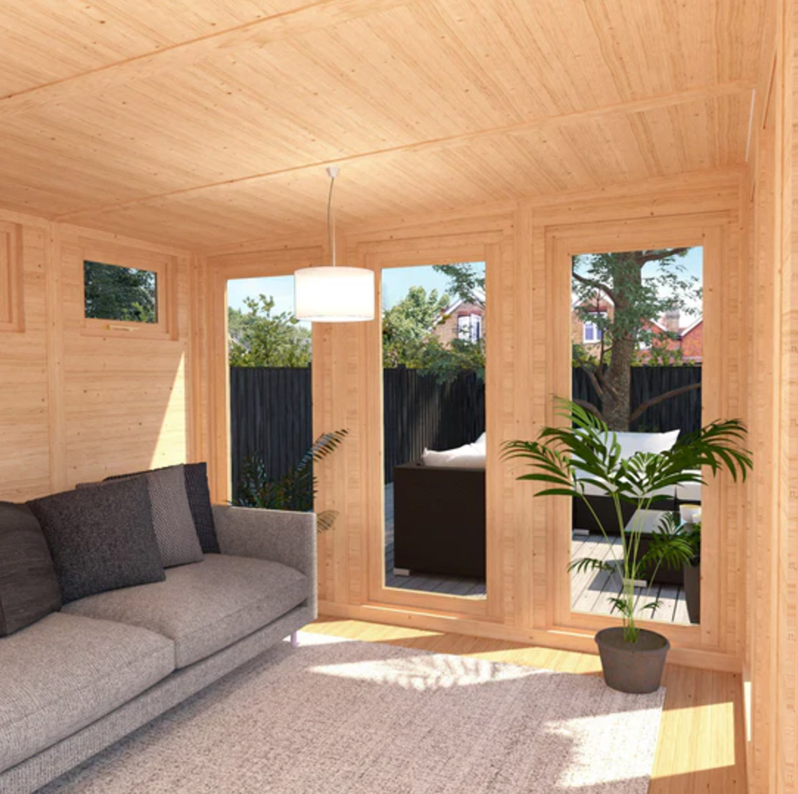 The Edwinstowe Insulated Garden Room 5m x 3m - Ornate Outbuildings 