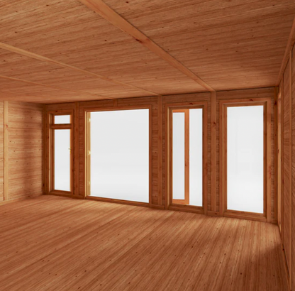 The Edwinstowe Insulated Garden Room 5m x 4m - Ornate Outbuildings 