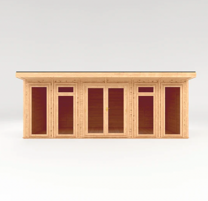 The Edwinstowe Insulated Garden Room 6m x 3m - Ornate Outbuildings 