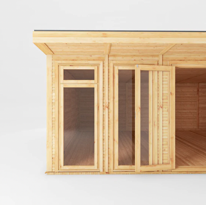 The Edwinstowe Insulated Garden Room 6m x 4m - Ornate Outbuildings 