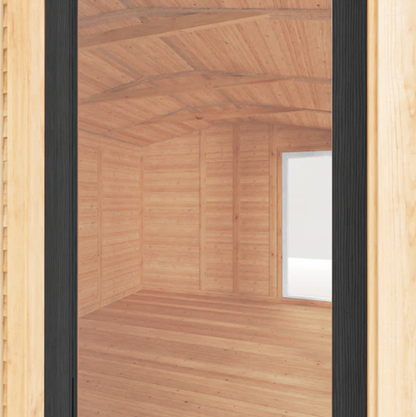 The 4m x 3m Thoresby Insulated Garden Room with Anthracite UPVC (Windows & Doors) - Ornate Outbuildings 