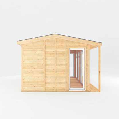 The 4m x 3m Thoresby Insulated Garden Room with White UPVC (Windows & Doors) - Ornate Outbuildings 