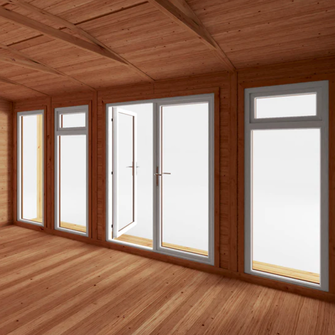 The 5m x 3m Thoresby Insulated Garden Room with Oak UPVC (Windows & Doors) - Ornate Outbuildings 