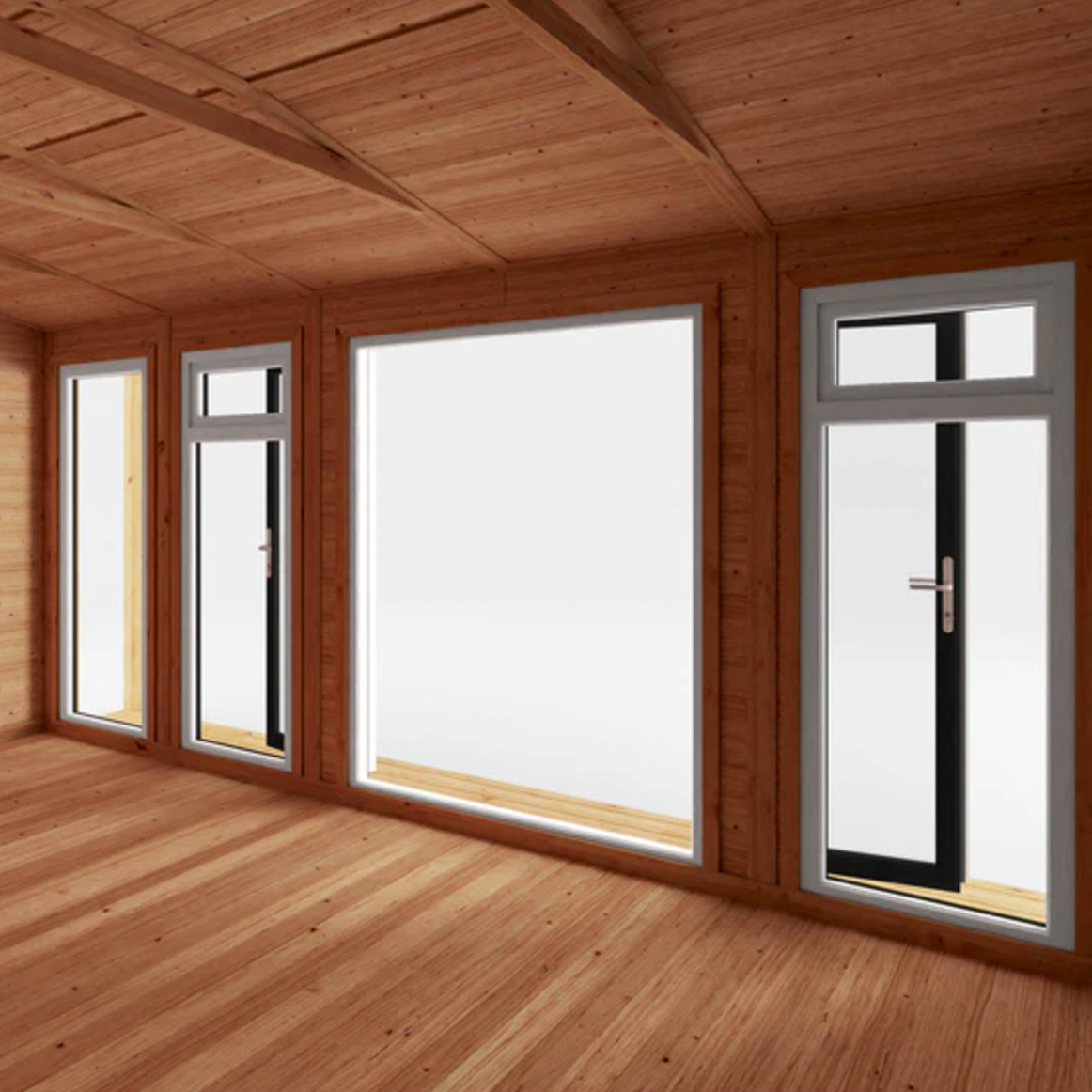 The 5m x 3m Thoresby Insulated Garden Room with Anthracite UPVC (Windows & Doors) - Ornate Outbuildings 