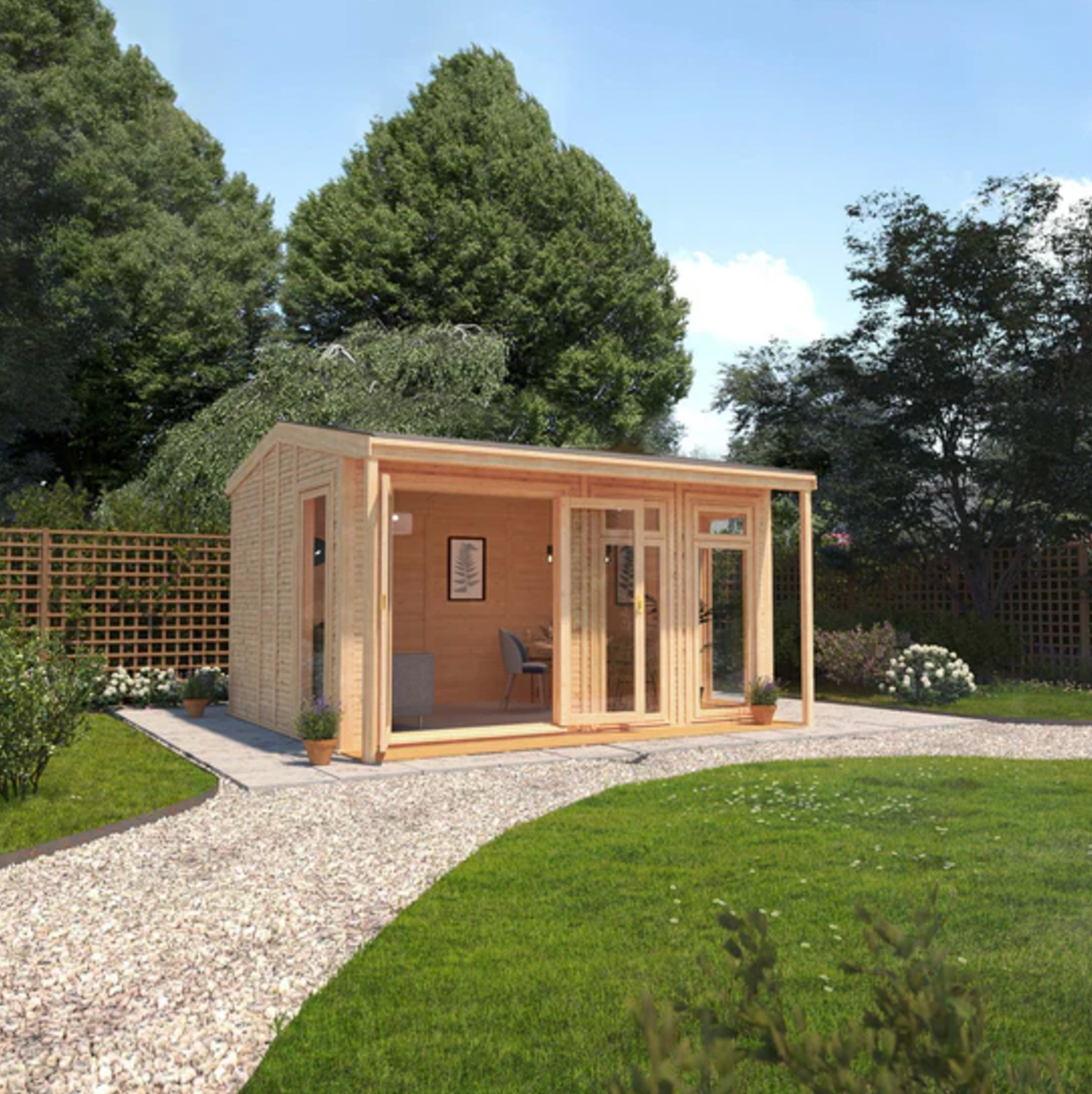 The Thoresby Insulated Garden Room 4m x 3m - Ornate Outbuildings 