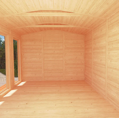 The Thoresby Insulated Garden Room 4m x 3m - Ornate Outbuildings 