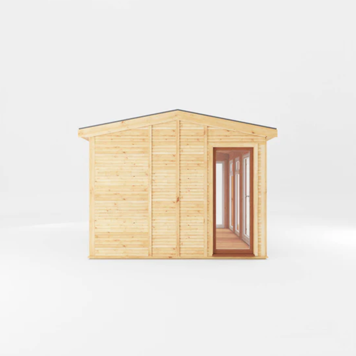 The Rufford Insulated Garden Room 4m x 3m with Oak UPVC (Windows & Doors) - Ornate Outbuildings 