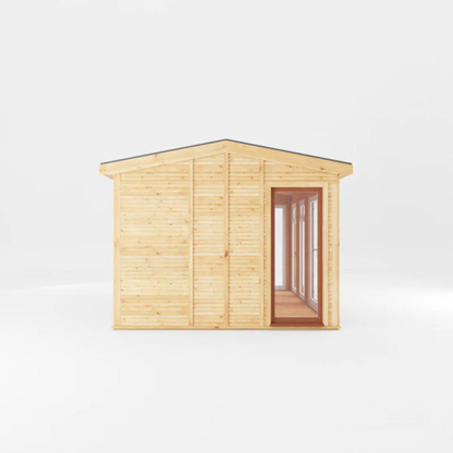 The Rufford Insulated Garden Room 4m x 3m with Oak UPVC (Windows & Doors) - Ornate Outbuildings 