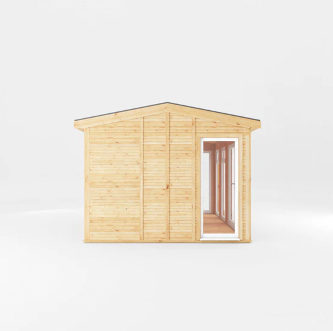 The Rufford Insulated Garden Room 4m x 3m with White UPVC (WIndows & Doors) - Ornate Outbuildings 