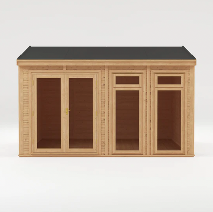 The Rufford Insulated Garden Room 4m x 4m - Ornate Outbuildings 