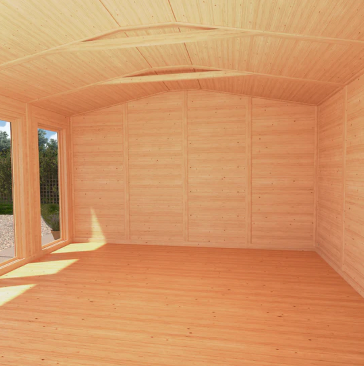 The Rufford Insulated Garden Room 4m x 4m - Ornate Outbuildings 