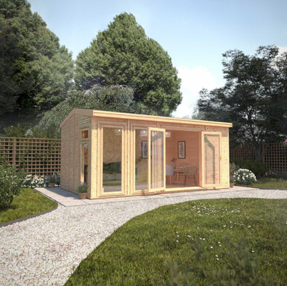 The Rufford Insulated Garden Room 5m x 3m - Ornate Outbuildings 