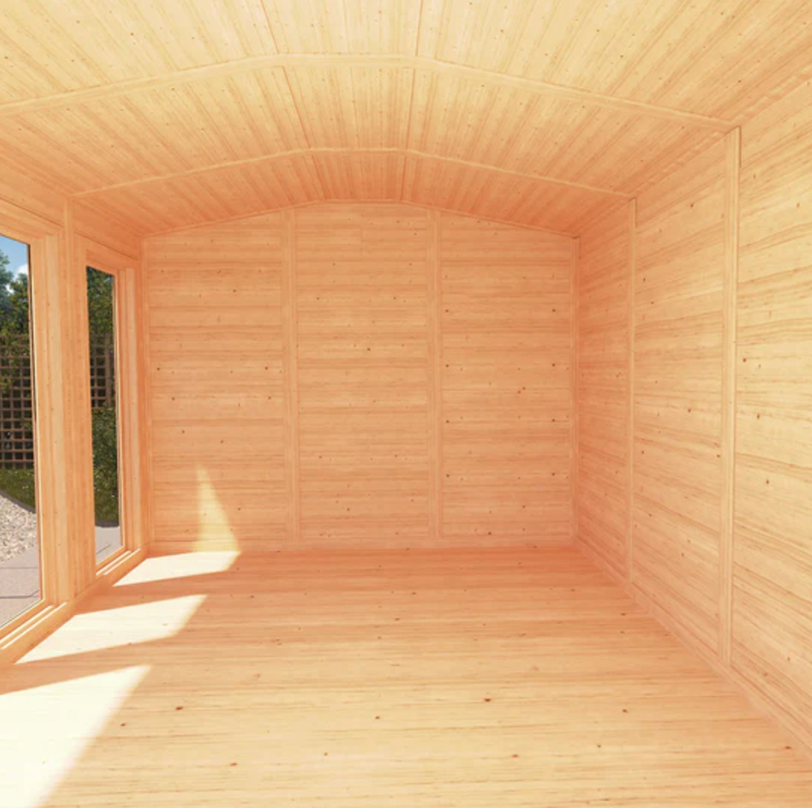 The Rufford Insulated Garden Room 5m x 3m - Ornate Outbuildings 