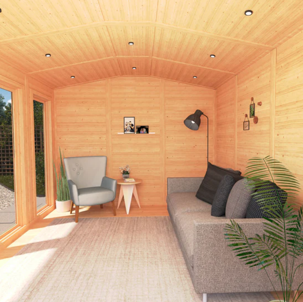 The Rufford Insulated Garden Room 5m x 3m - Ornate Outbuildings 