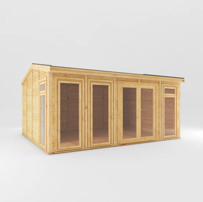 The Rufford Insulated Garden Room 5m x 4m - Ornate Outbuildings 