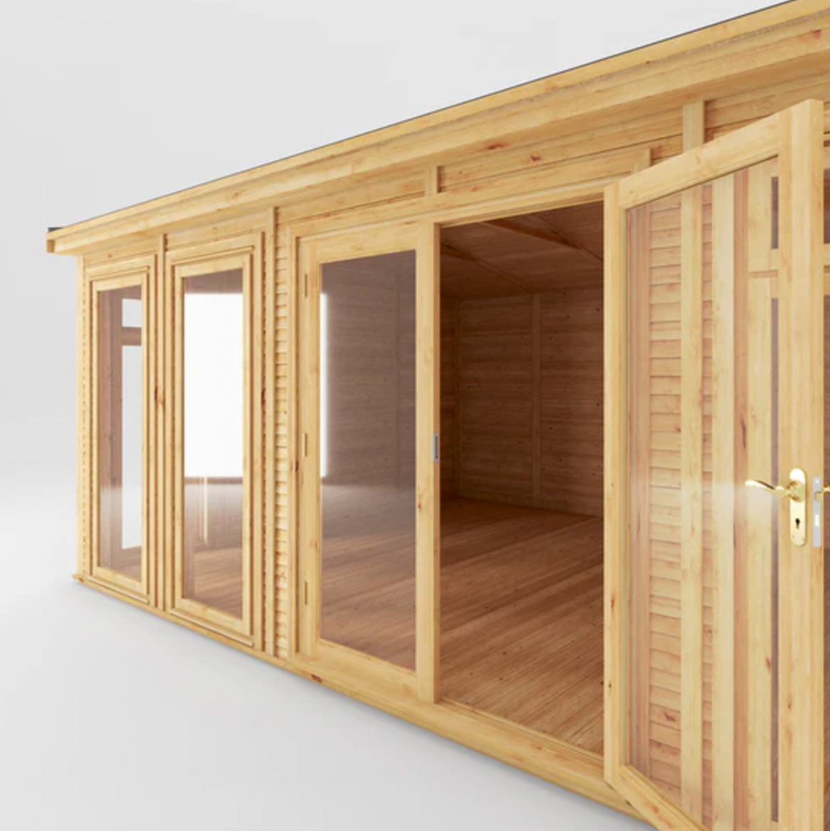 The Rufford Insulated Garden Room 5m x 4m - Ornate Outbuildings 