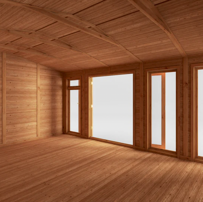 The Rufford Insulated Garden Room 5m x 4m - Ornate Outbuildings 