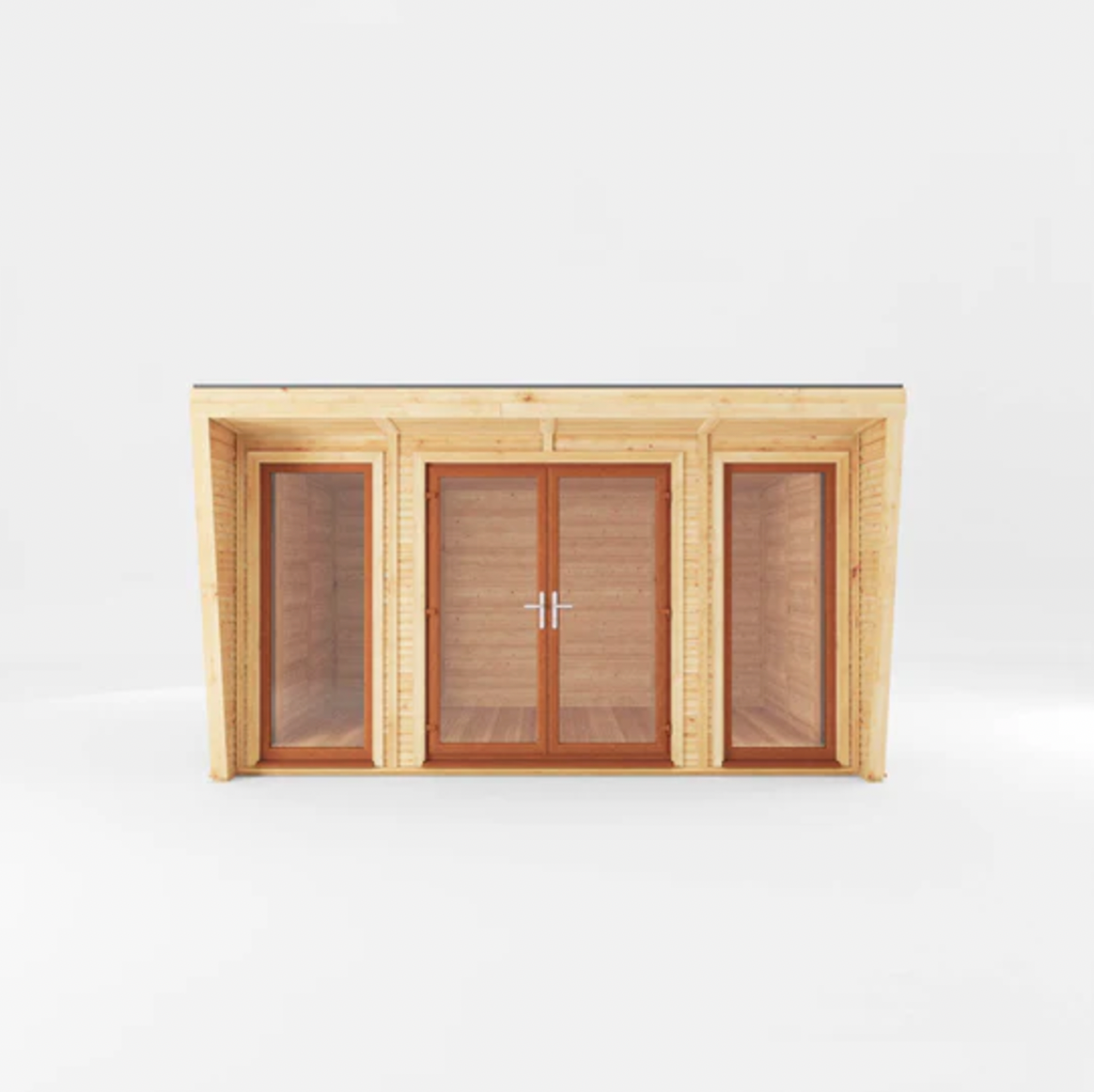 The Harlow Insulated Garden Room 4m x 3m with Oak UPVC (Windows & Doors) - Ornate Outbuildings 