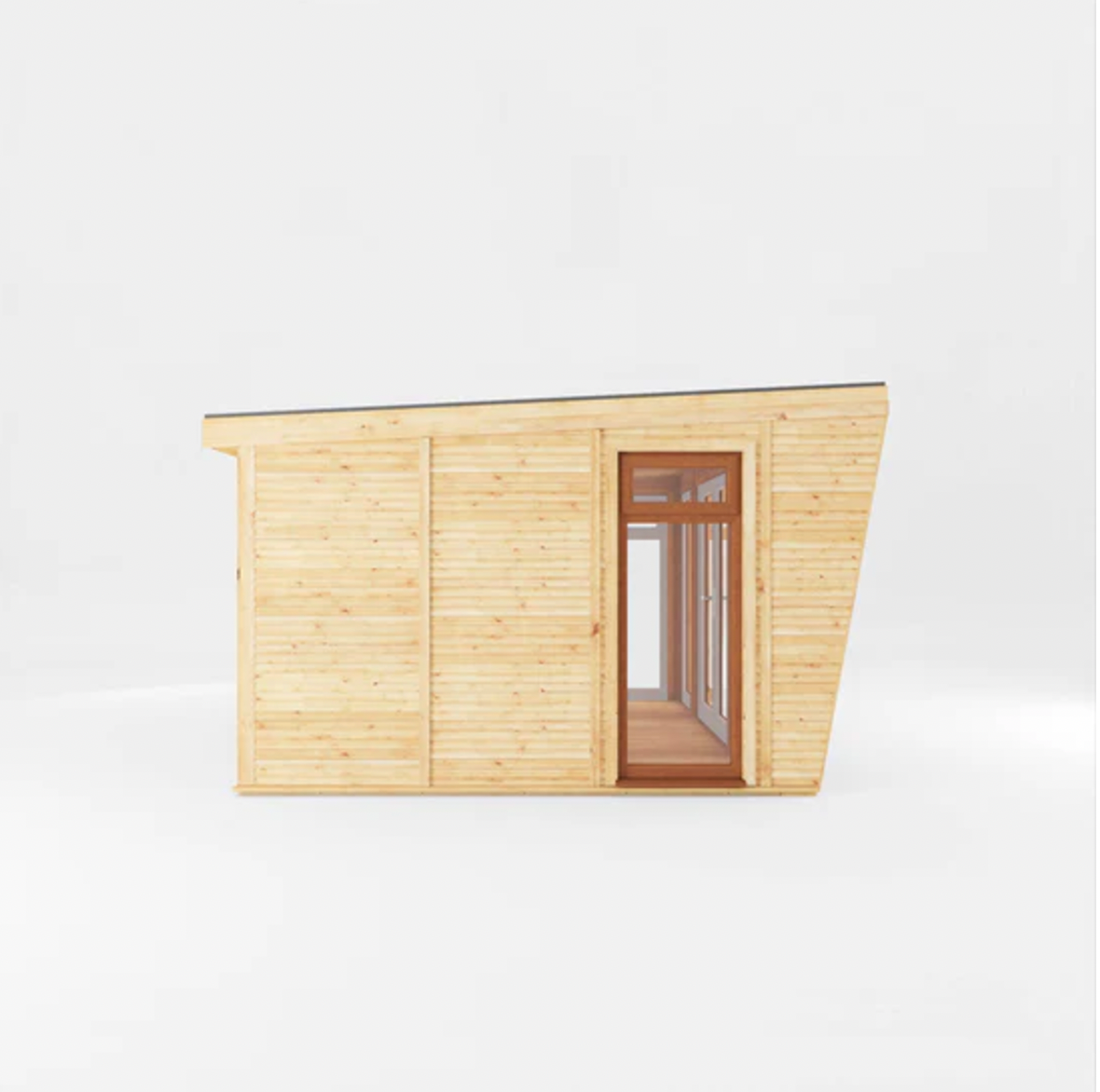 The Harlow Insulated Garden Room 4m x 3m with Oak UPVC (Windows & Doors) - Ornate Outbuildings 