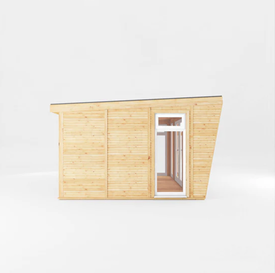 The Harlow Insulated Garden Room 4m x 3m with White UPVC (Windows & Doors) - Ornate Outbuildings 