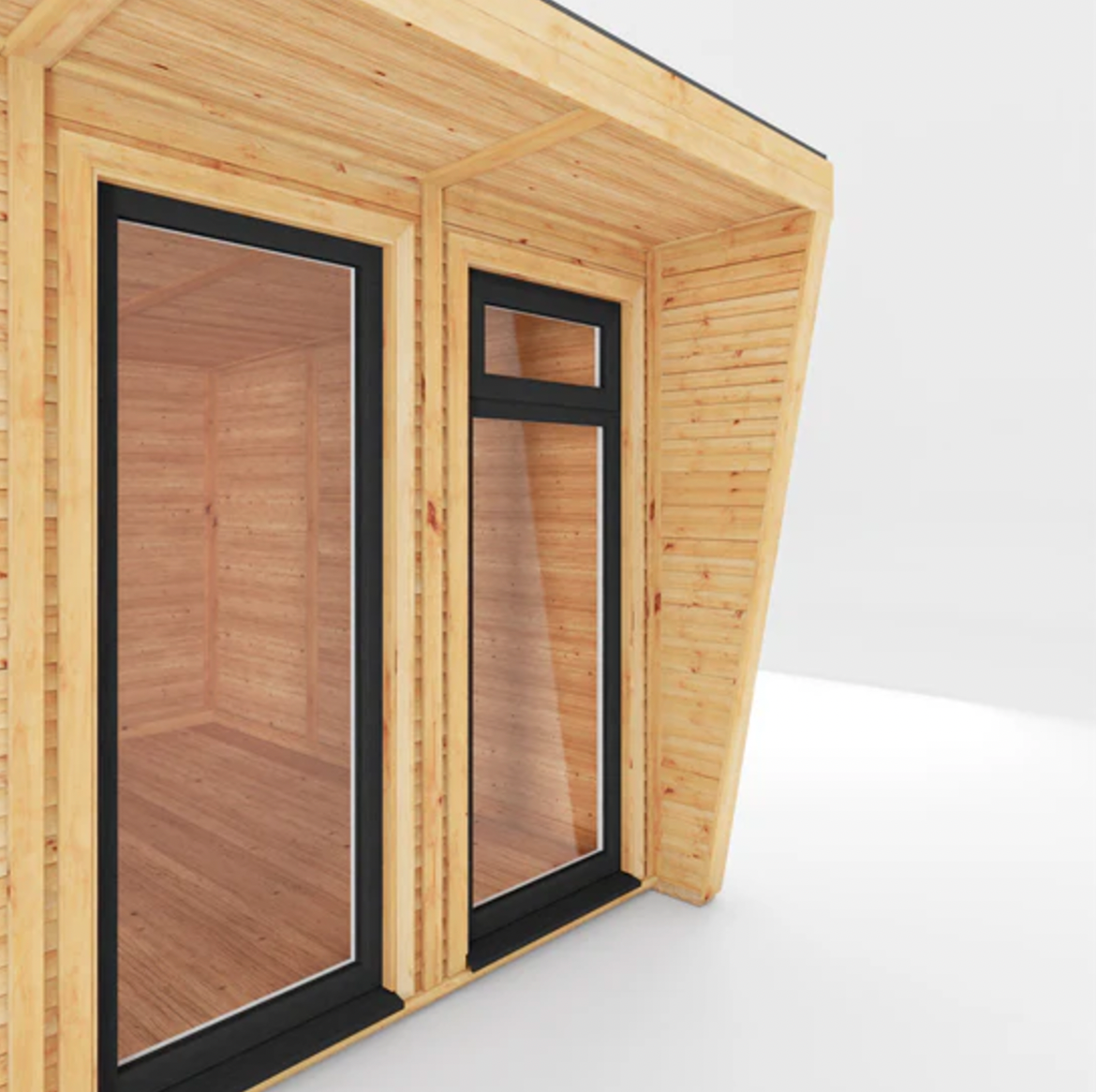 The Harlow Insulated Garden Room 5m x 3m with Anthracite UPVC (Windows & Doors) - Ornate Outbuildings 