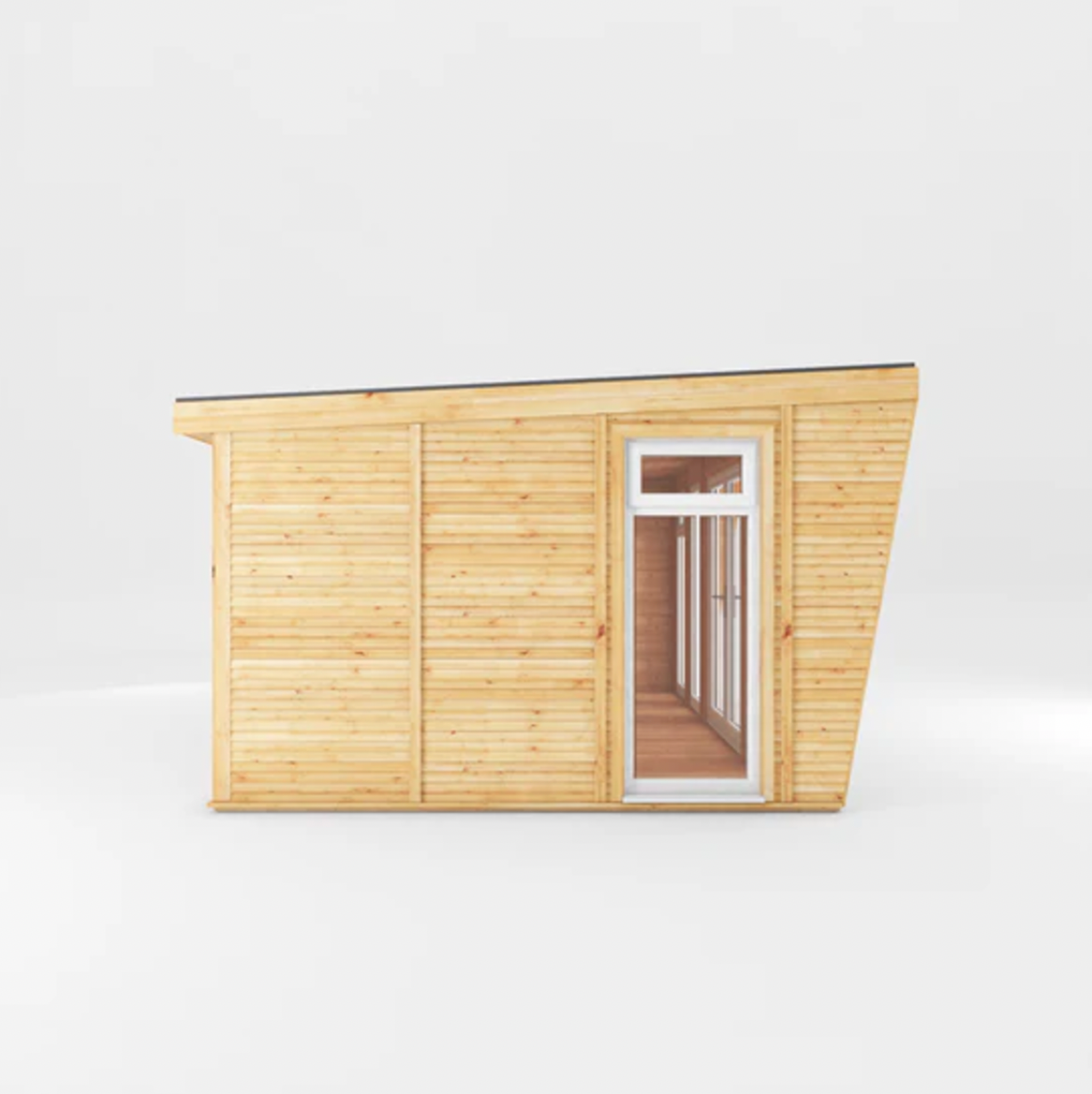 The Harlow Insulated Garden Room 5m x 3m with White UPVC ( Windows & Doors) - Ornate Outbuildings 