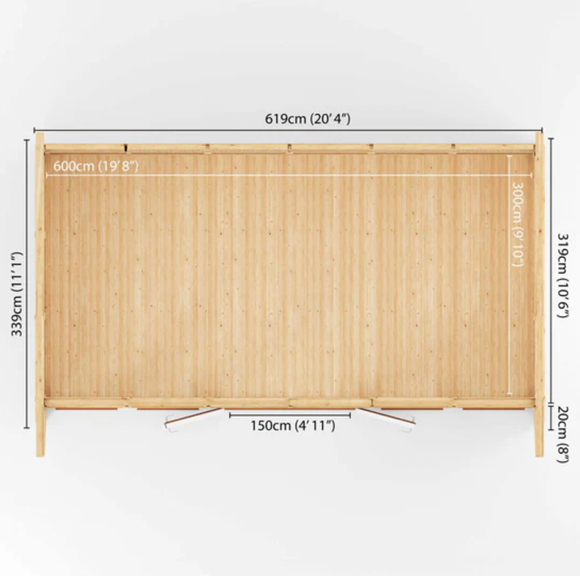 The 6m x 3m Harlow Insulated Garden Room with Oak UPVC (Windows & Doors) - Ornate Outbuildings 