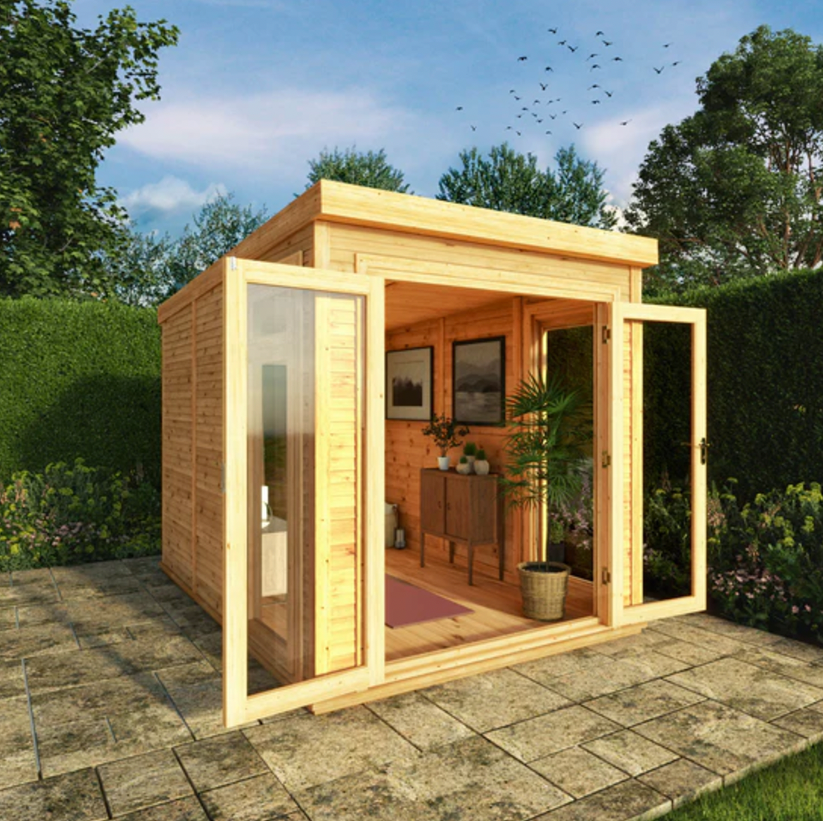 2 x 3m DIY Insulated Garden Room - Ornate Outbuildings 