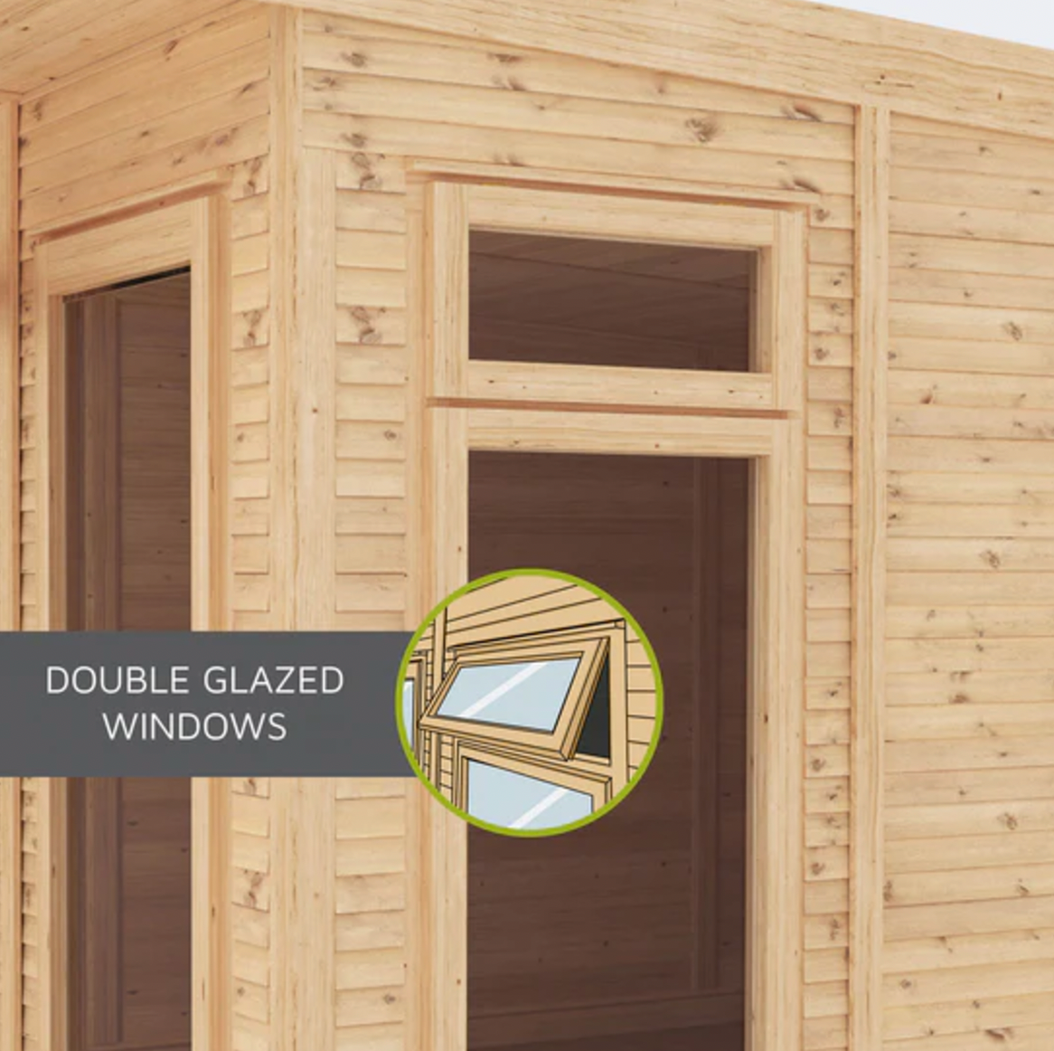 2 x 3m DIY Insulated Garden Room - Ornate Outbuildings 