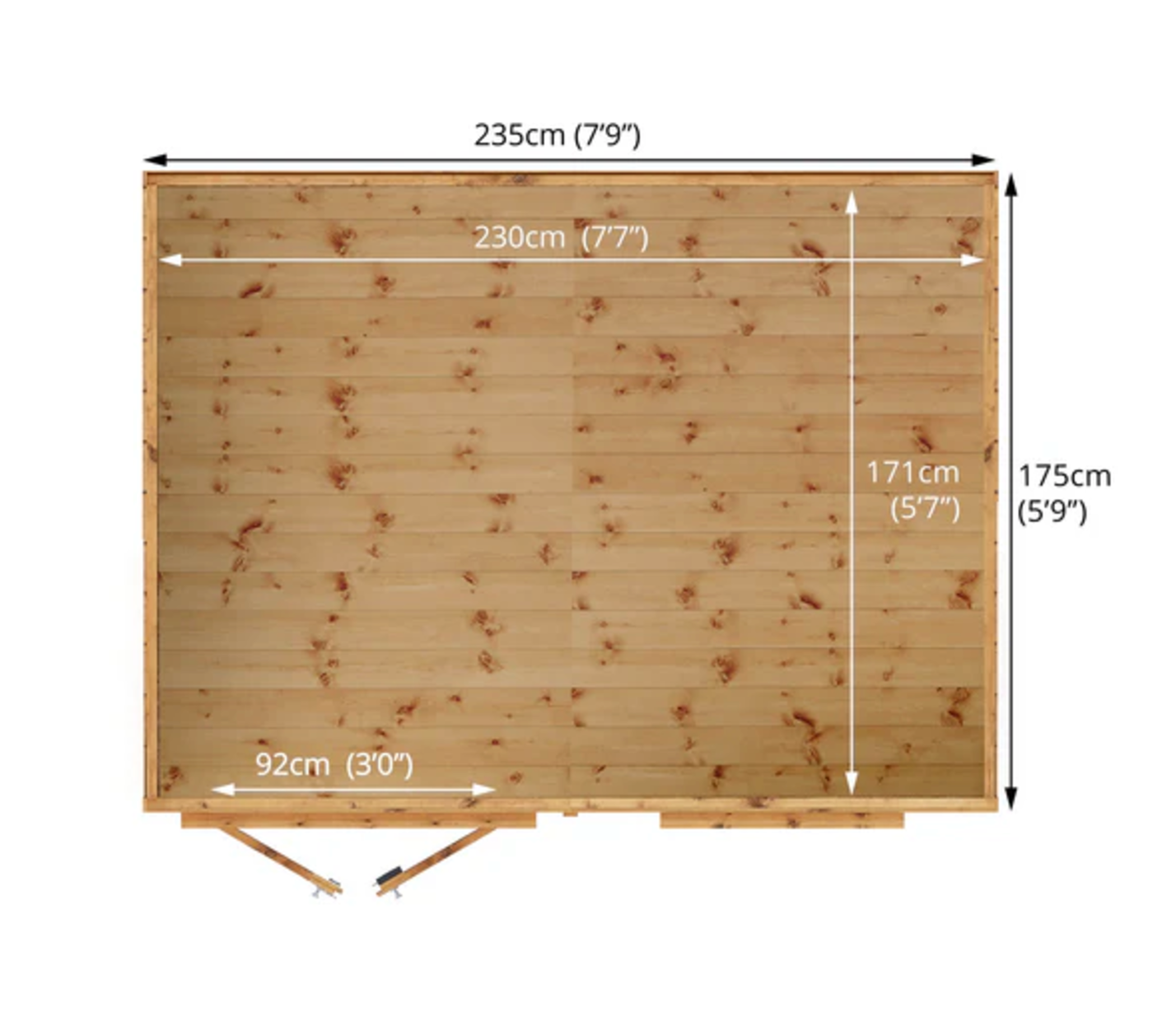 8 x 6 Maine Summerhouse - Ornate Outbuildings 