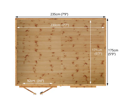 8 x 6 Maine Summerhouse - Ornate Outbuildings 