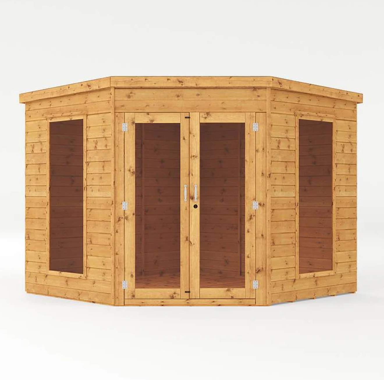 8 x 8 Premier Corner Summerhouse - Ornate Outbuildings 