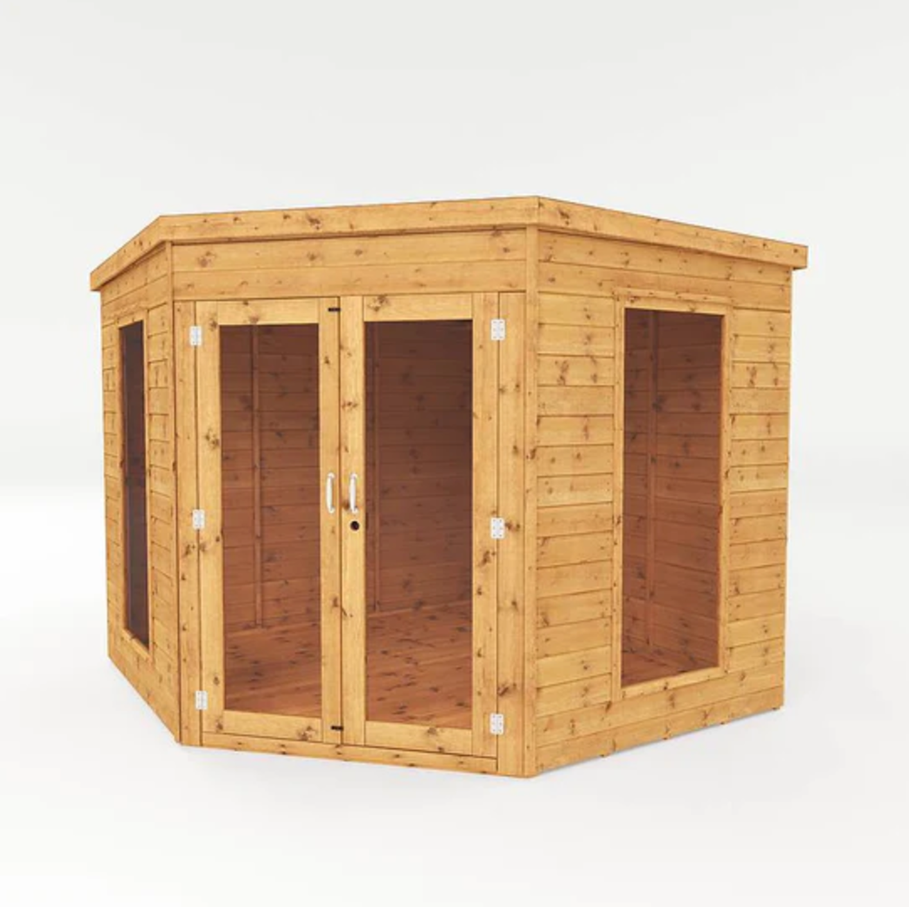 8 x 8 Premier Corner Summerhouse - Ornate Outbuildings 
