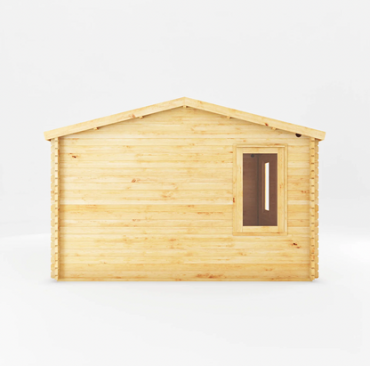 4m x 4m Home Office Elite Log Cabin -44mm - Ornate Outbuildings 