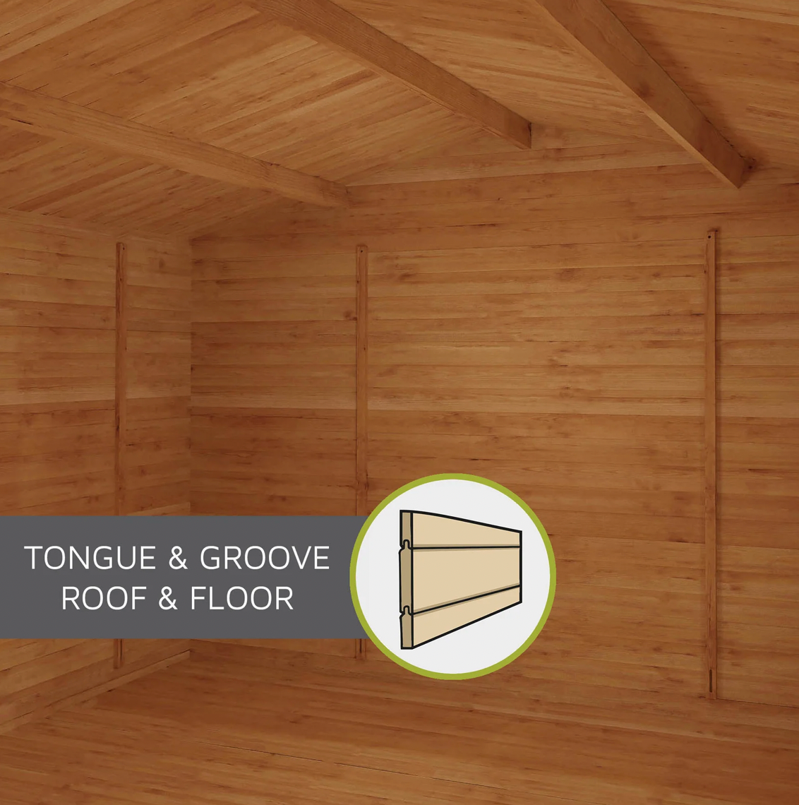 4m x 3m Home Office Studio Log Cabin - UPVC White - Ornate Outbuildings 