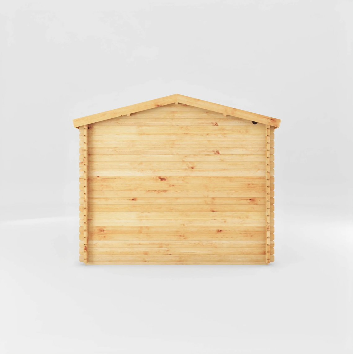 5.1m x 3m Home Office Studio Log Cabin with Side Shed - 44 mm - Ornate Outbuildings 