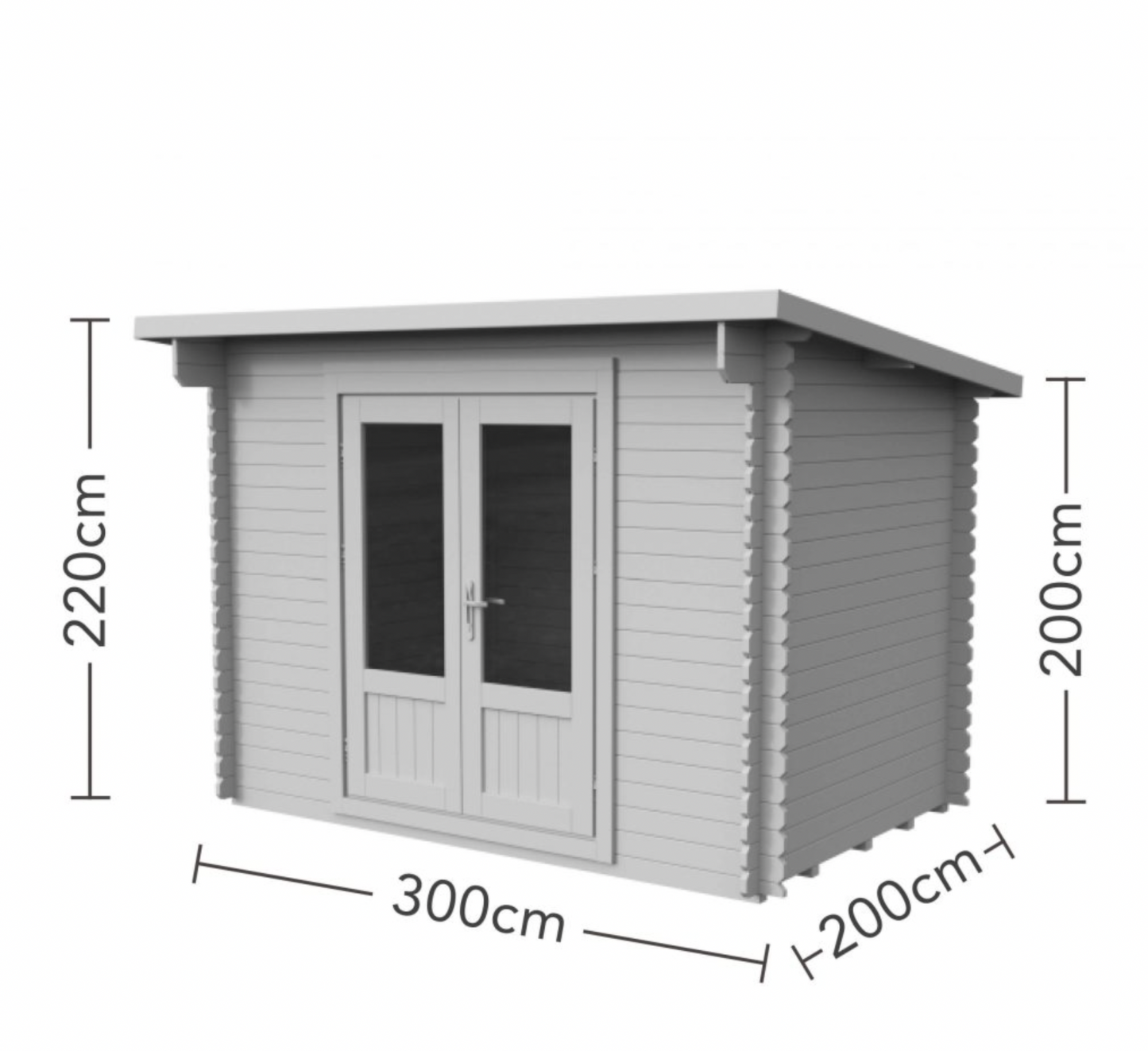 Forest Garden 3 x 2m Harwood Log Cabin Underlay and Felt 34 - Ornate Outbuildings 