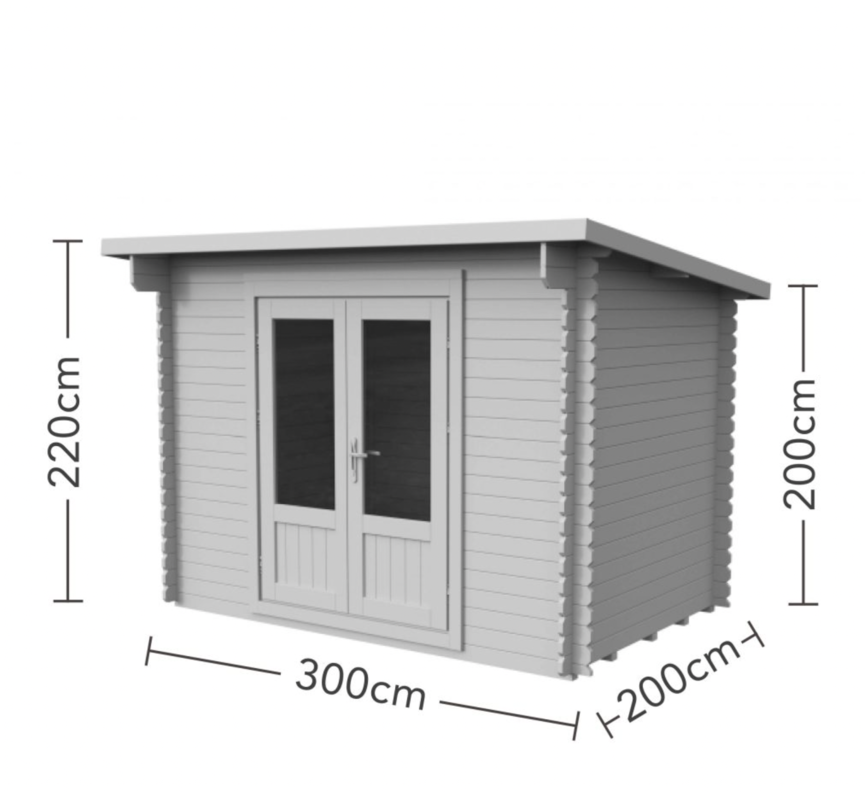 Forest Garden 3 x 2m Harwood Log Cabin Underlay and Felt 34 - Ornate Outbuildings 