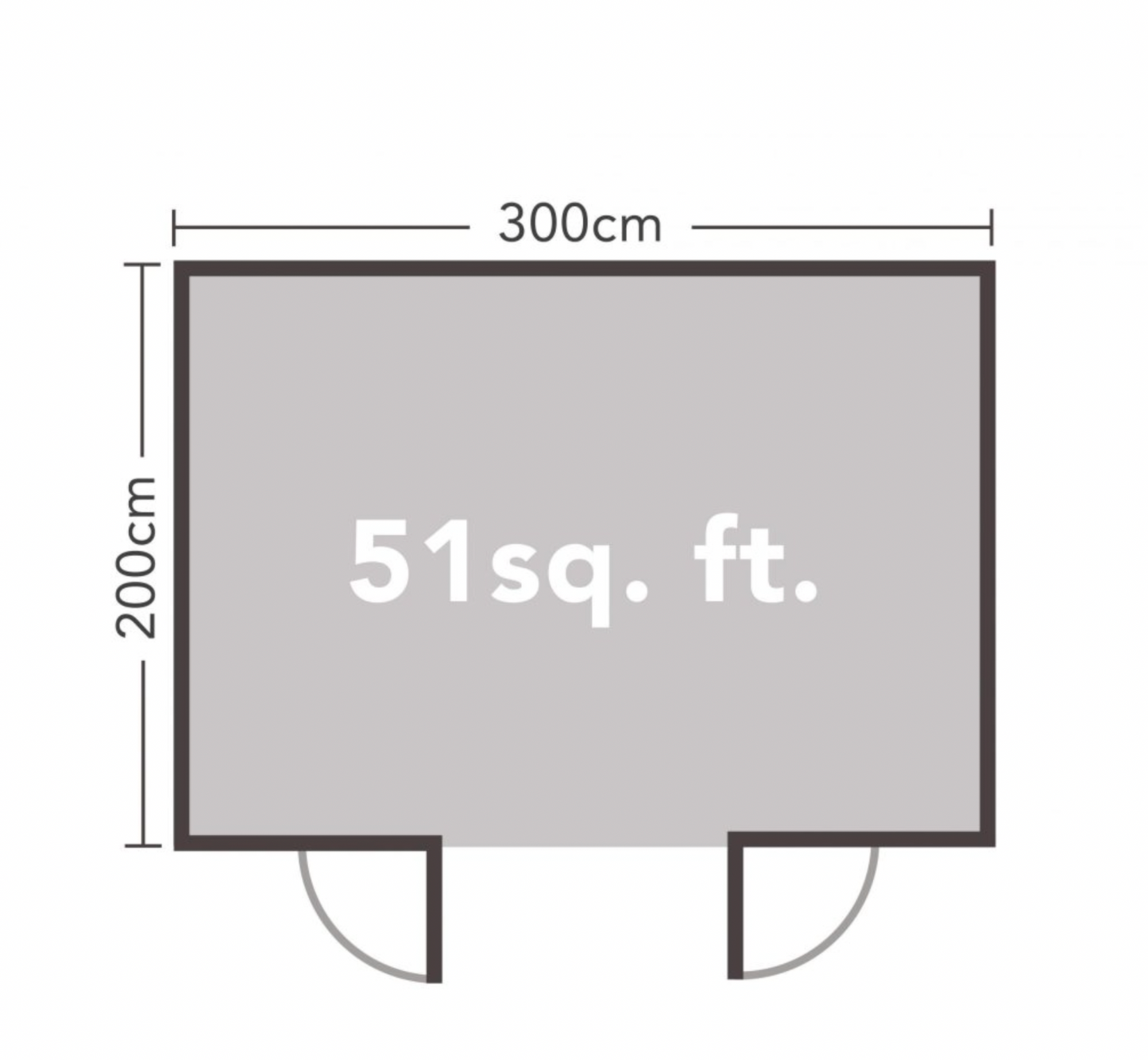 Forest Garden 3 x 2m Harwood Log Cabin Underlay and Felt 34 - Ornate Outbuildings 