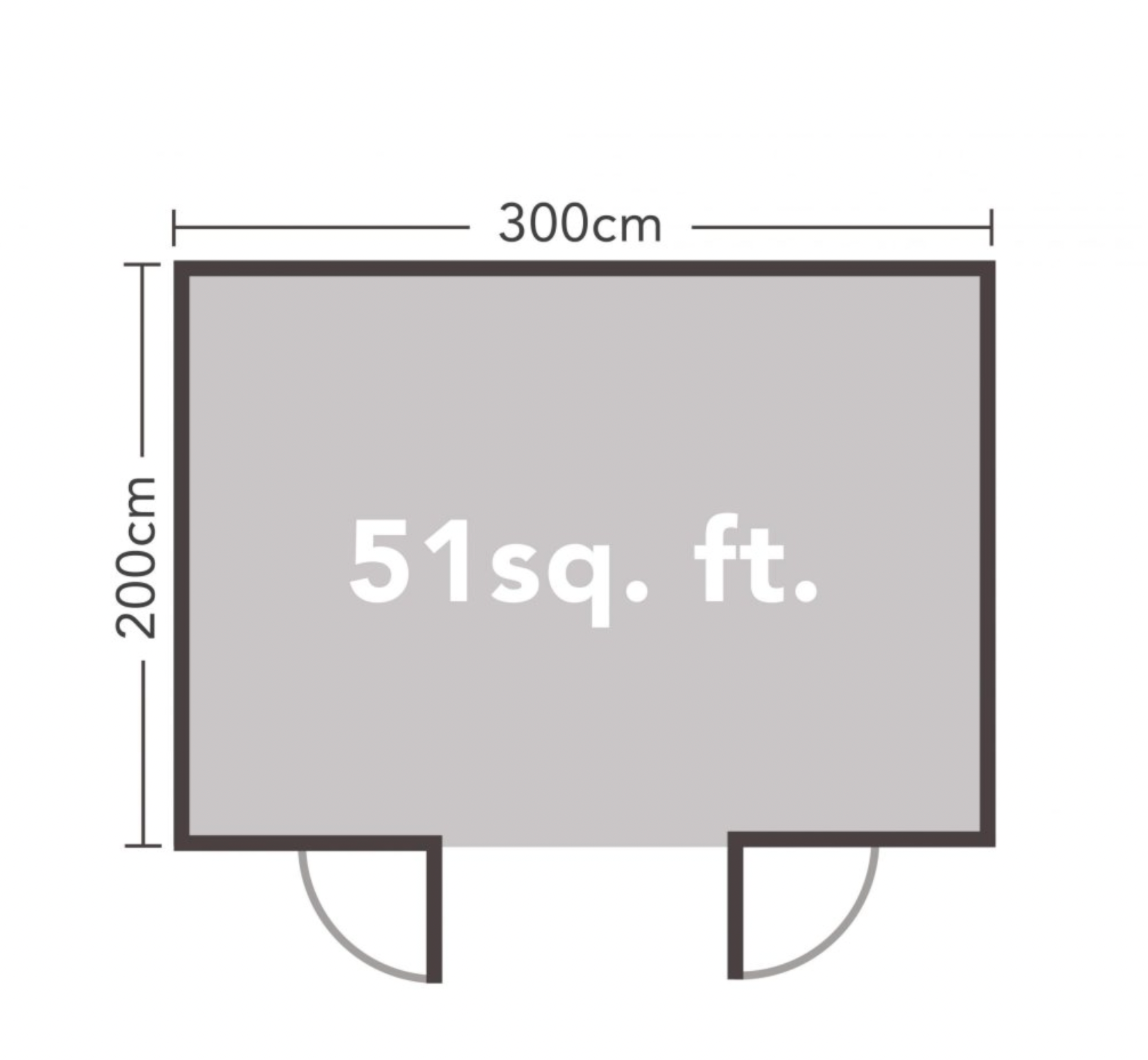 Forest Garden 3 x 2m Harwood Log Cabin Underlay and Felt 34 - Ornate Outbuildings 